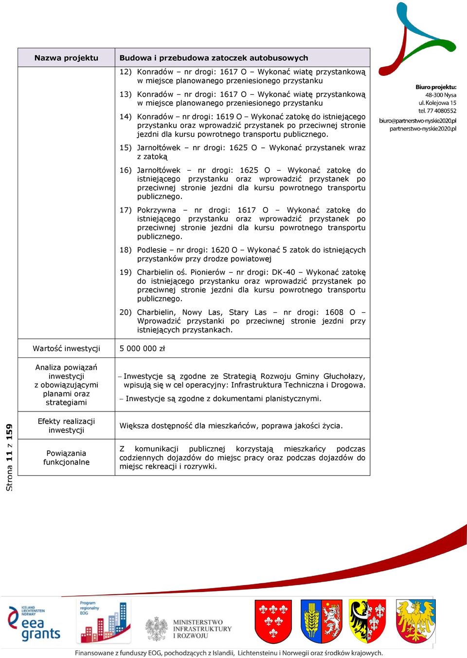 powrotnego transportu publicznego.