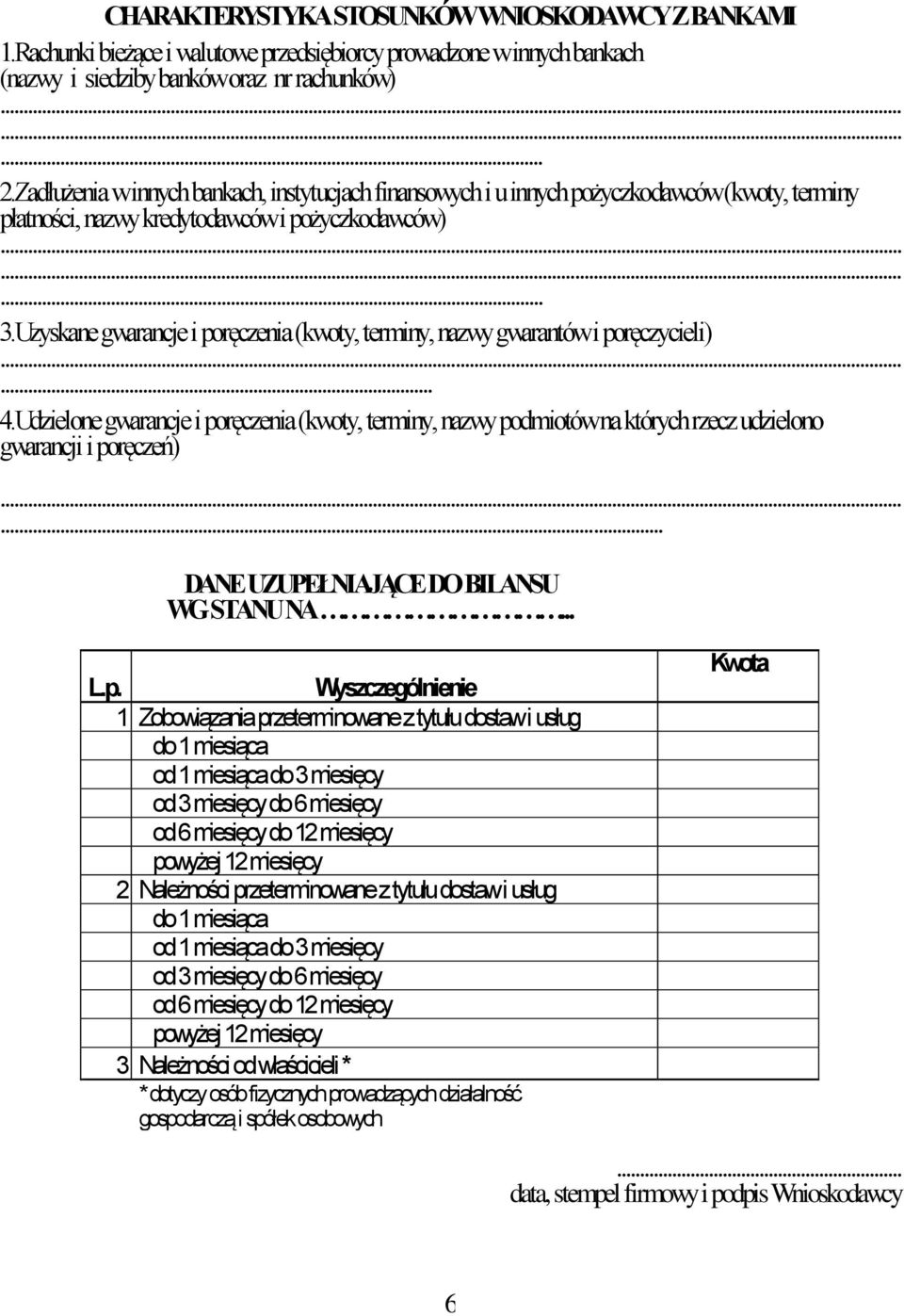 Uzyskane gwarancje i poręczenia (kwoty, terminy, nazwy gwarantów i poręczycieli).. 4.Udzielone gwarancje i poręczenia (kwoty, terminy, nazwy podmiotów na których rzecz udzielono gwarancji i poręczeń).