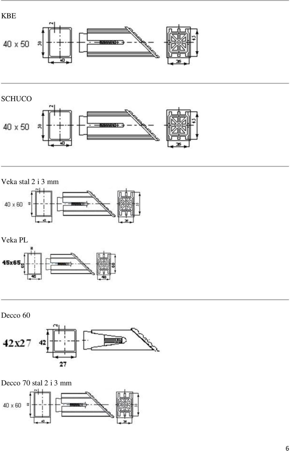 Veka PL Decco 60