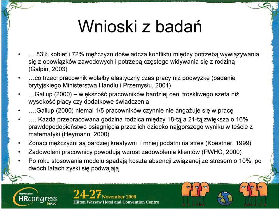 płacy czy dodatkowe świadczenia.gallup (2000) niemal 1/5 pracowników czynnie nie angażuje się w pracę.