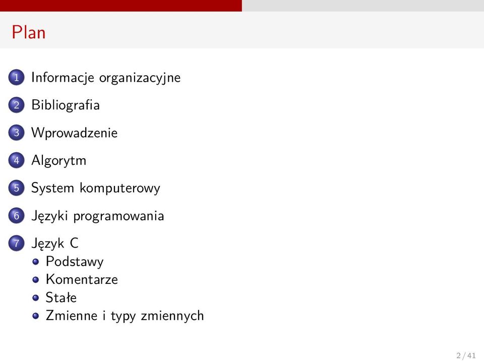 System komputerowy 6 Języki programowania 7