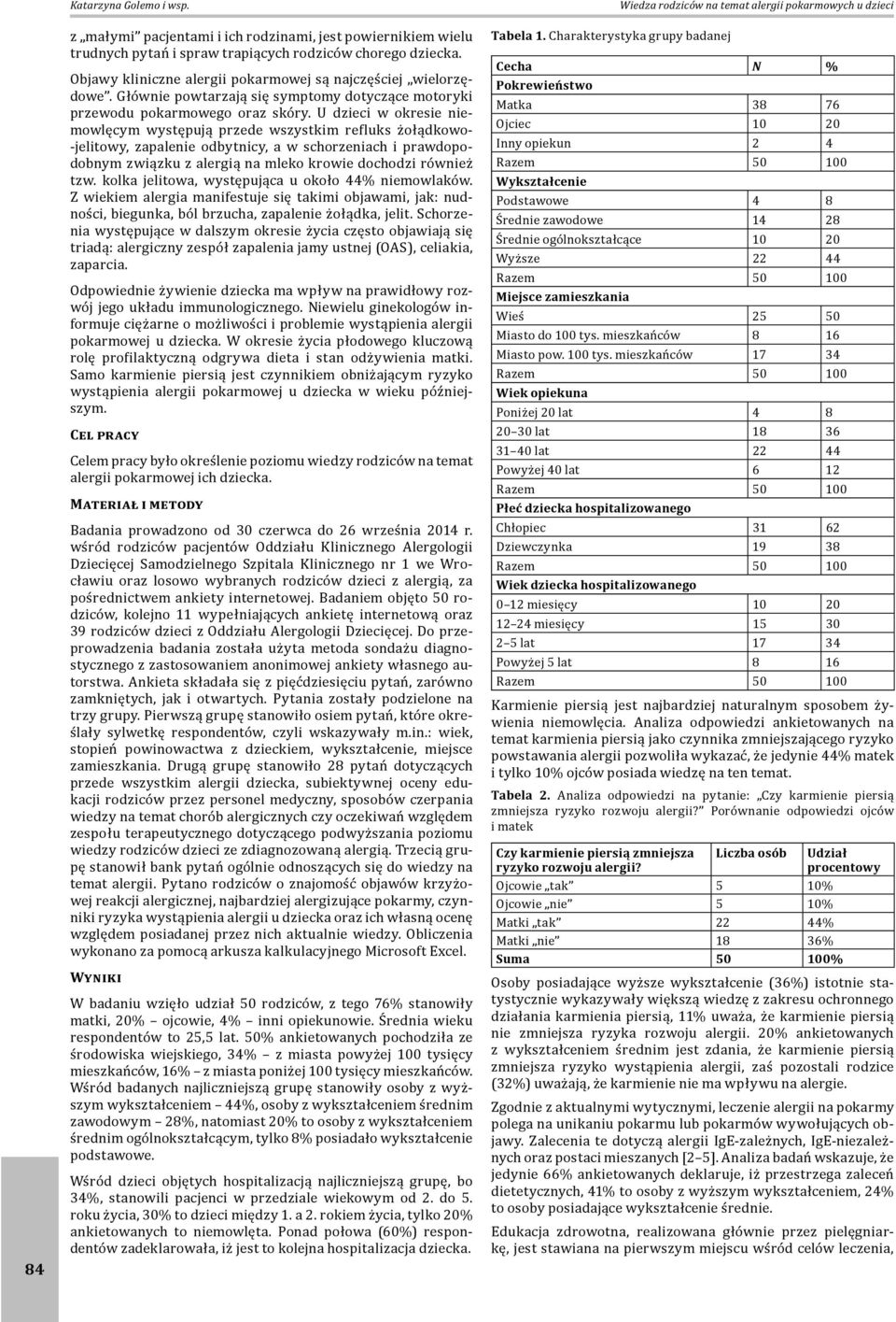 Objawy kliniczne alergii pokarmowej są najczęściej wielorzędowe. Głównie powtarzają się symptomy dotyczące motoryki przewodu pokarmowego oraz skóry.