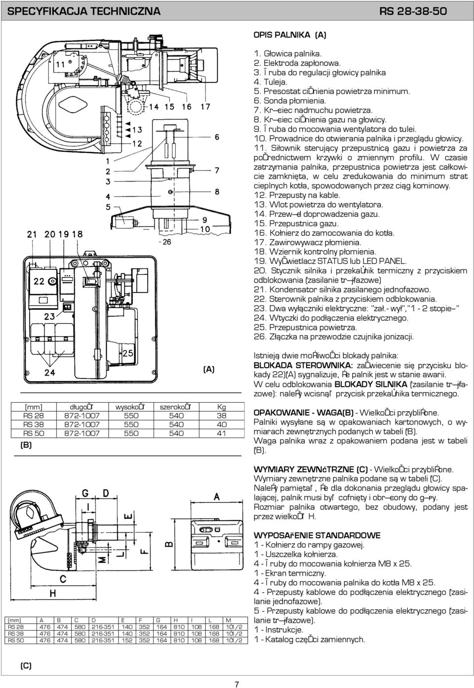 Si³ownik steruj¹cy przepustnic¹ gazu i powietrza za poœrednictwem krzywki o zmiennym profilu.