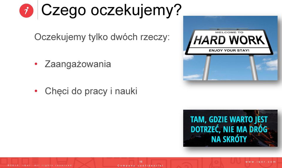 Chęci do pracy i nauki 2 0 1 5, i Q o r A l l r i
