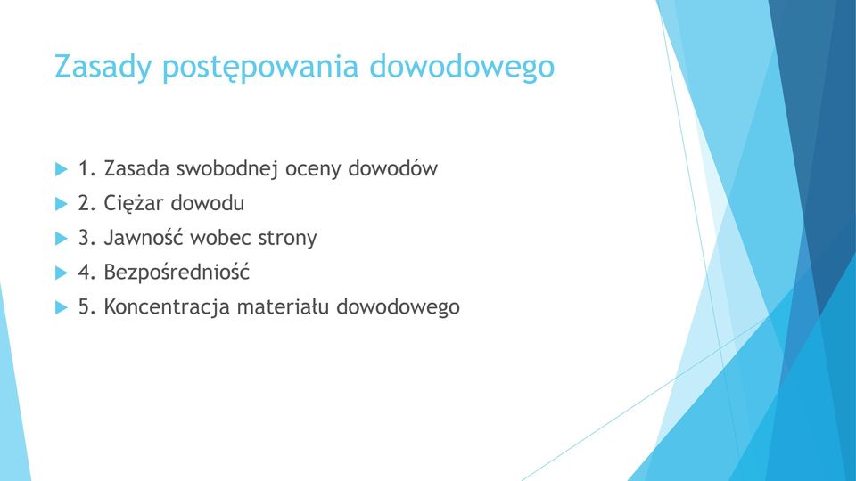 Ciężar dowodu 3.