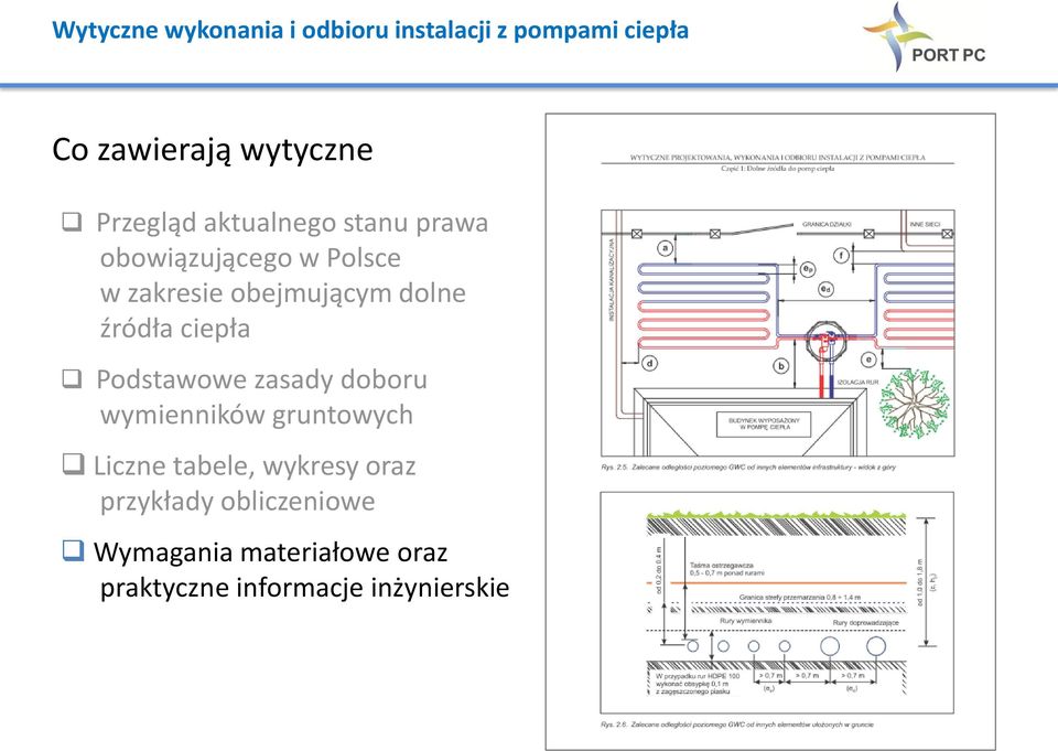 doboru wymienników gruntowych Liczne tabele, wykresy oraz przykłady