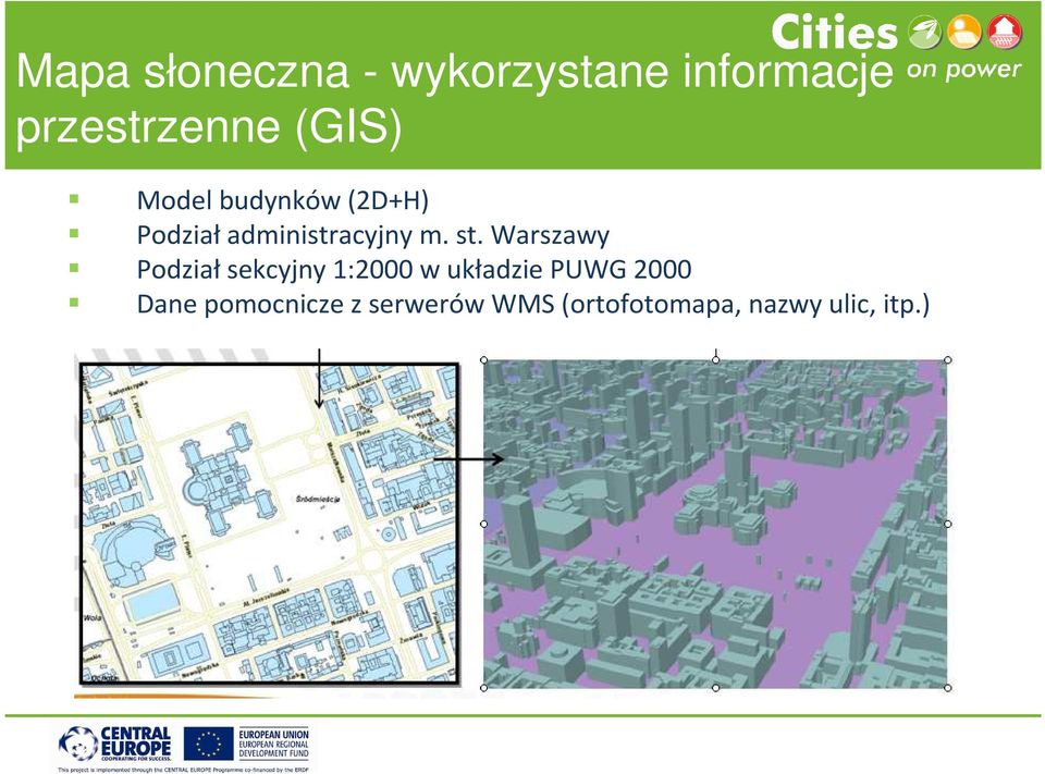 Warszawy Podział sekcyjny 1:2000 w układzie PUWG 2000