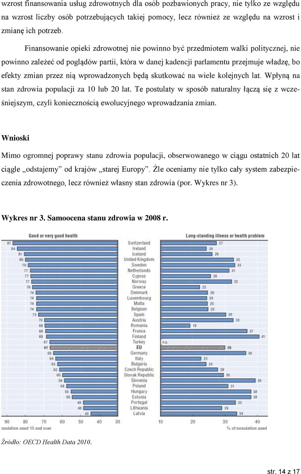 wprowadzonych będą skutkować na wiele kolejnych lat. Wpłyną na stan zdrowia populacji za 10 lub 20 lat.