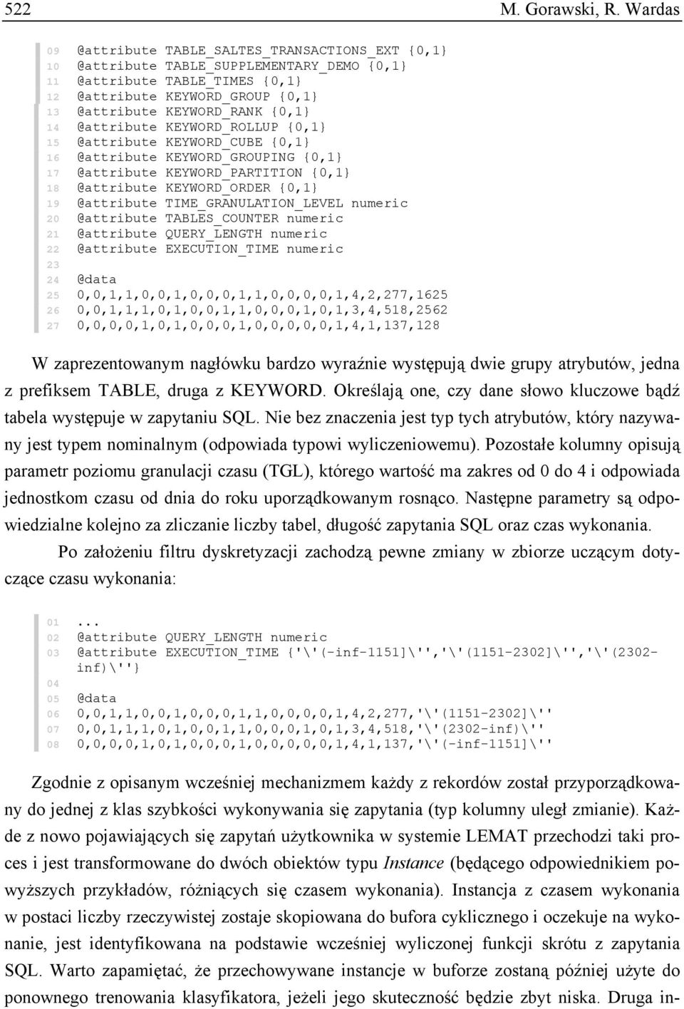 {0,1} 14 @attribute KEYWORD_ROLLUP {0,1} 15 @attribute KEYWORD_CUBE {0,1} 16 @attribute KEYWORD_GROUPING {0,1} 17 @attribute KEYWORD_PARTITION {0,1} 18 @attribute KEYWORD_ORDER {0,1} 19 @attribute