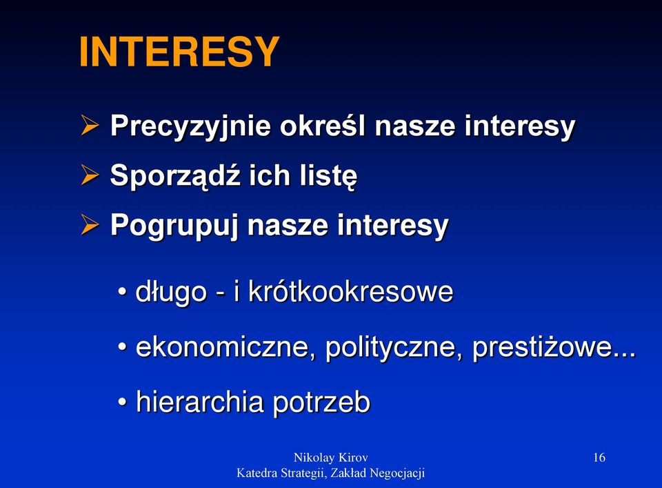 długo - i krótkookresowe ekonomiczne,