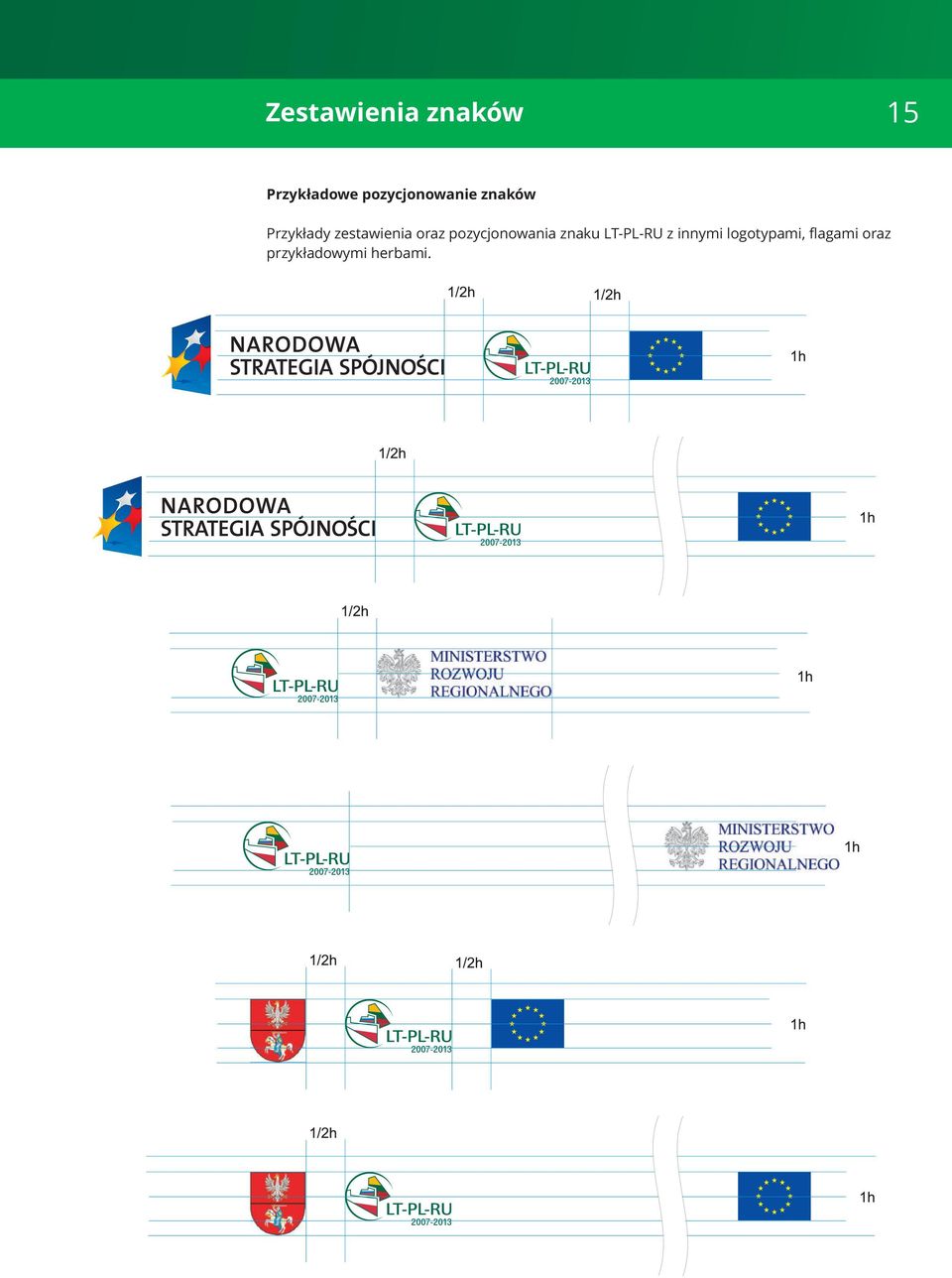 zestawienia oraz pozycjonowania znaku