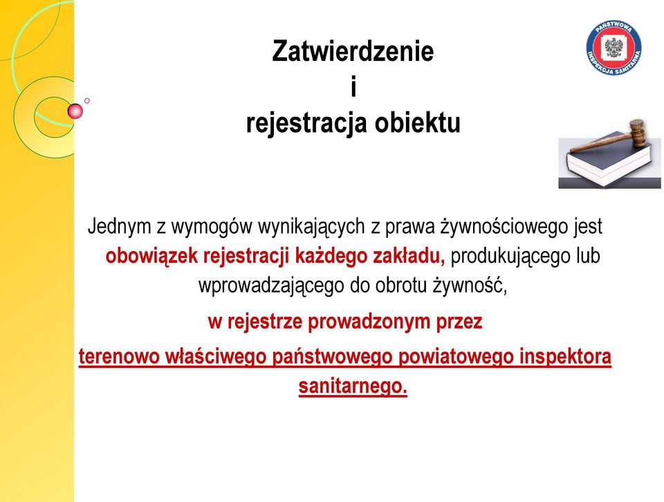 produkującego lub wprowadzającego do obrotu żywność, w rejestrze