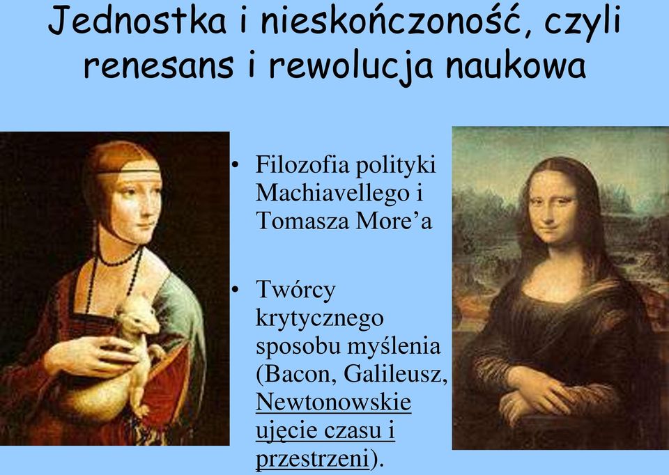 Tomasza More a Twórcy krytycznego sposobu myślenia