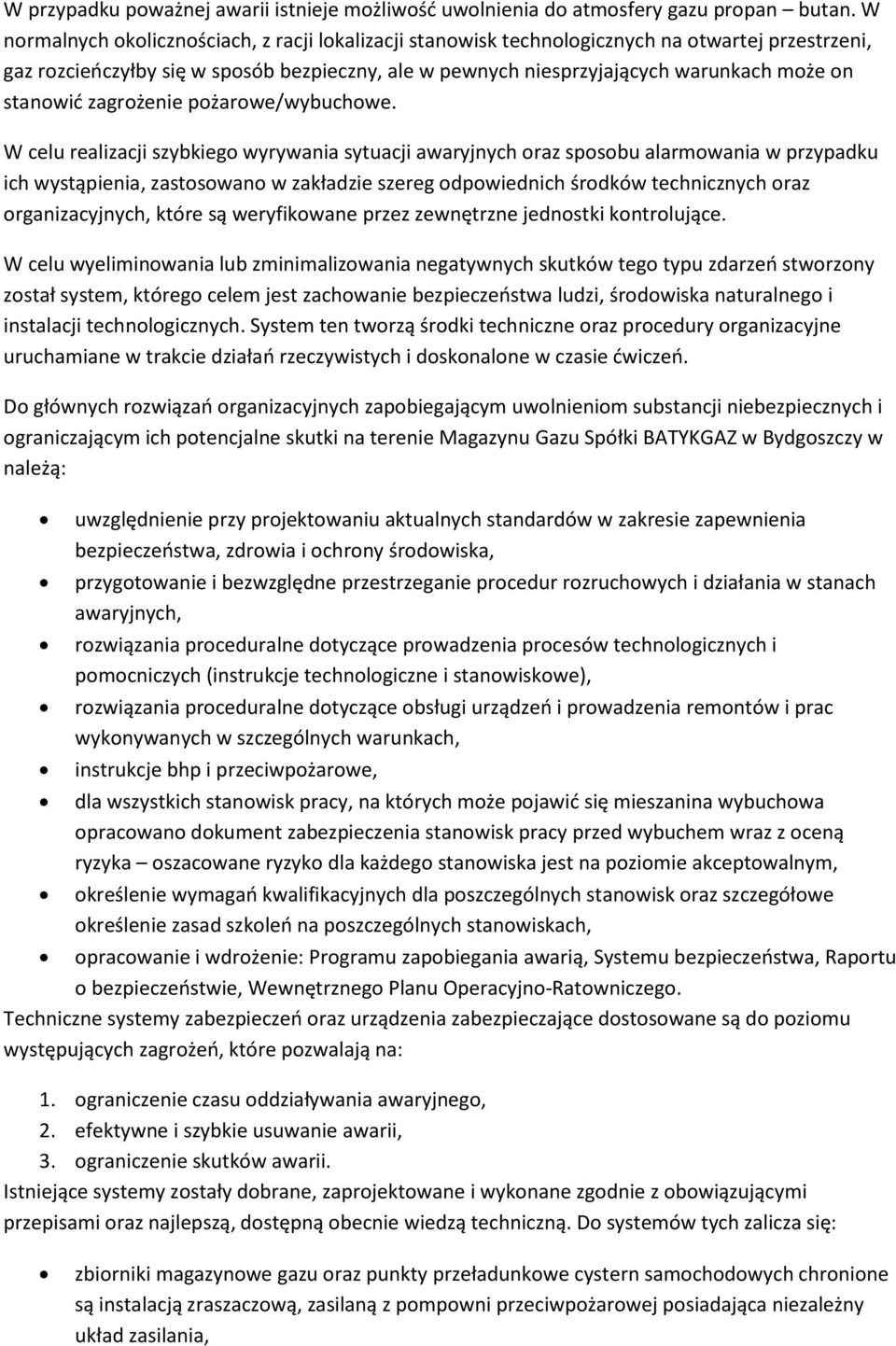 stanowić zagrożenie pożarowe/wybuchowe.