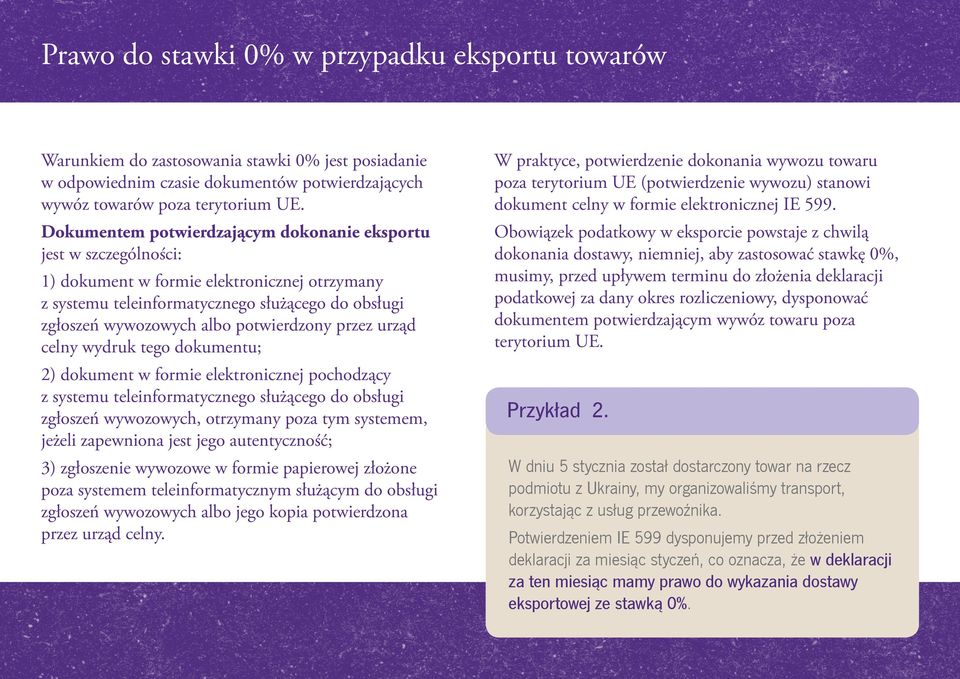 potwierdzony przez urząd celny wydruk tego dokumentu; 2) dokument w formie elektronicznej pochodzący z systemu teleinformatycznego służącego do obsługi zgłoszeń wywozowych, otrzymany poza tym