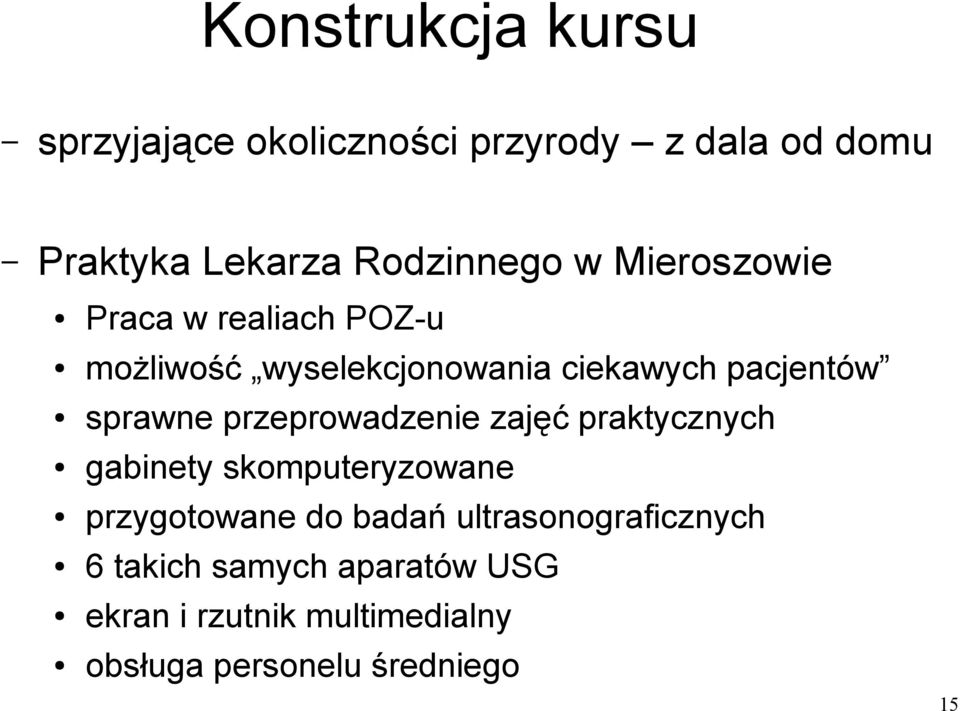 przeprowadzenie zajęć praktycznych gabinety skomputeryzowane przygotowane do badań