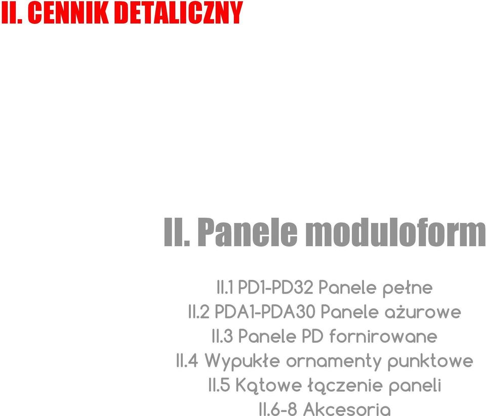 2 PDA1-PDA30 Panele ażurowe II.