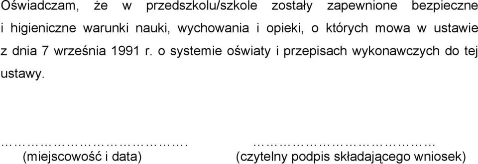 ustawie z dnia 7 września 1991 r.