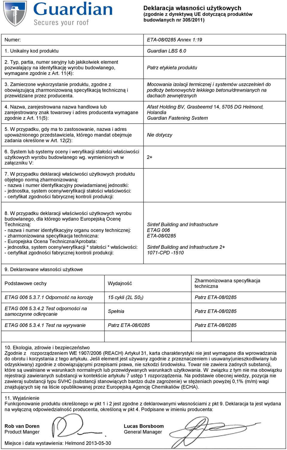 zewnętrznych - zharmonizowana specyfikacja : 5.3.7.