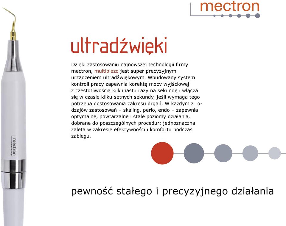 sekundy, jeśli wymaga tego potrzeba dostosowania zakresu drgań.