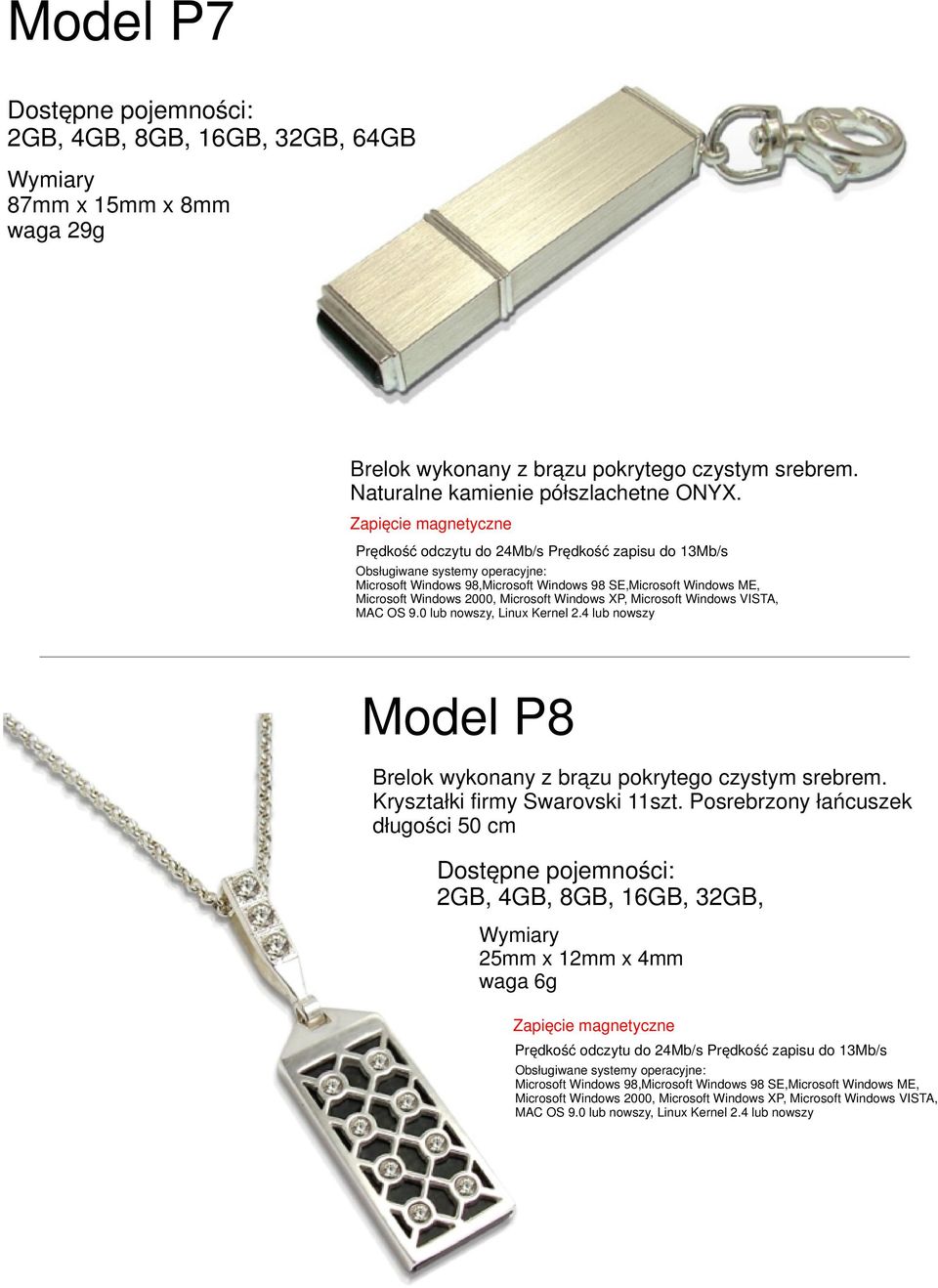 Model P8 Kryształki firmy Swarovski 11szt.