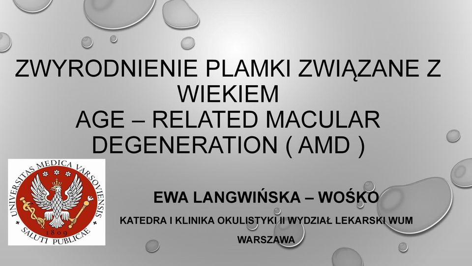 EWA LANGWIŃSKA WOŚKO KATEDRA I KLINIKA