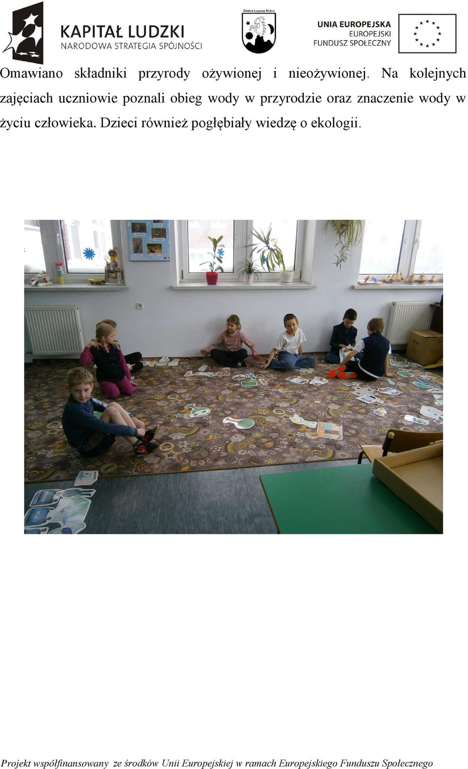 Na kolejnych zajęciach uczniowie poznali obieg