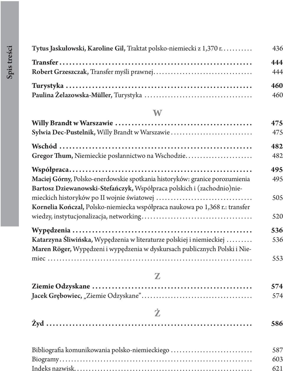 ......................................... 475 Sylwia Dec-Pustelnik, Willy Brandt w Warszawie............................ 475 Wschód........................................................... 482 Gregor Thum, Niemieckie posłannictwo na Wschodzie.