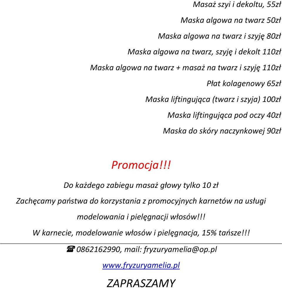 naczynkowej 90zł Promocja!