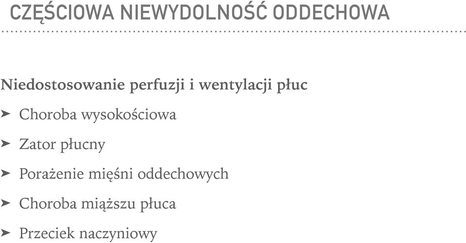 Choroba wysokościowa Zator płucny Porażenie