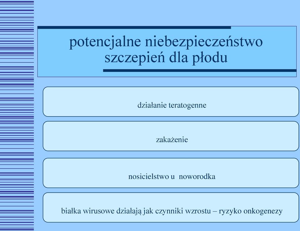 nosicielstwo u noworodka białka wirusowe