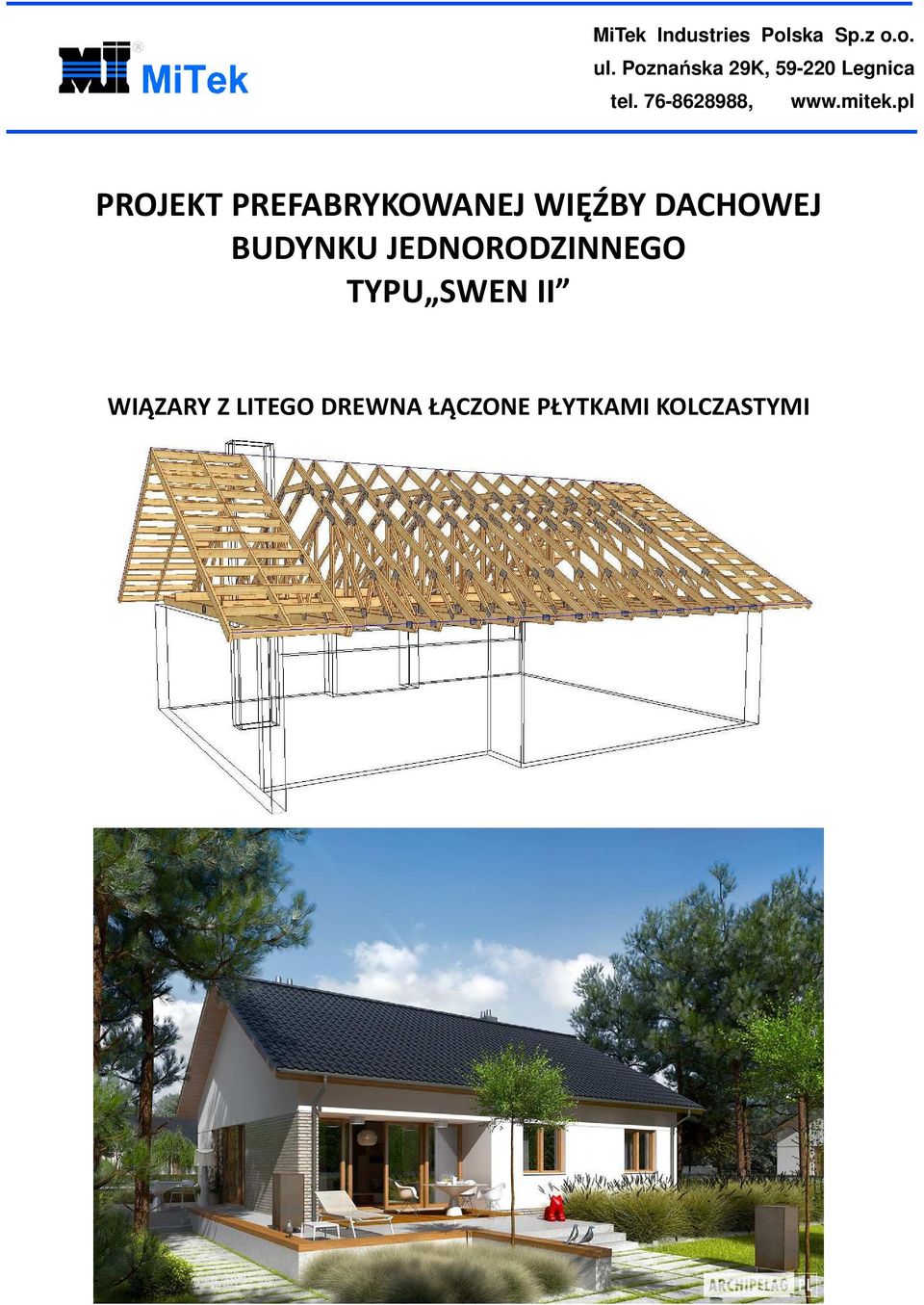 pl PROJEKT PREFABRYKOWANEJ WIĘŹBY DACHOWEJ BUDYNKU