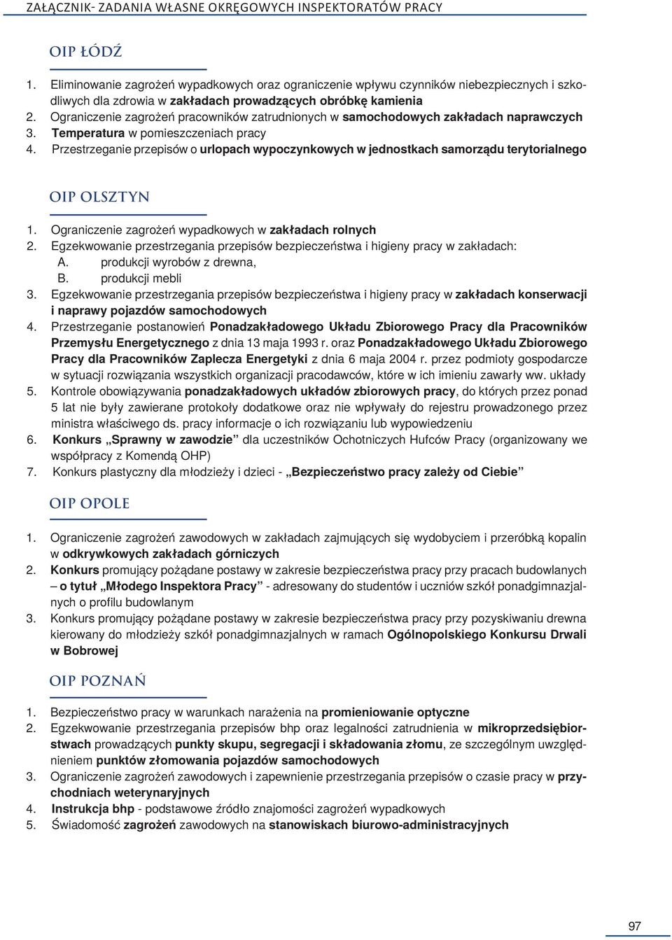 Przestrzeganie przepisów o urlopach wypoczynkowych w jednostkach samorządu terytorialnego OIP OLSZTYN 1. Ograniczenie zagrożeń wypadkowych w zakładach rolnych 2.