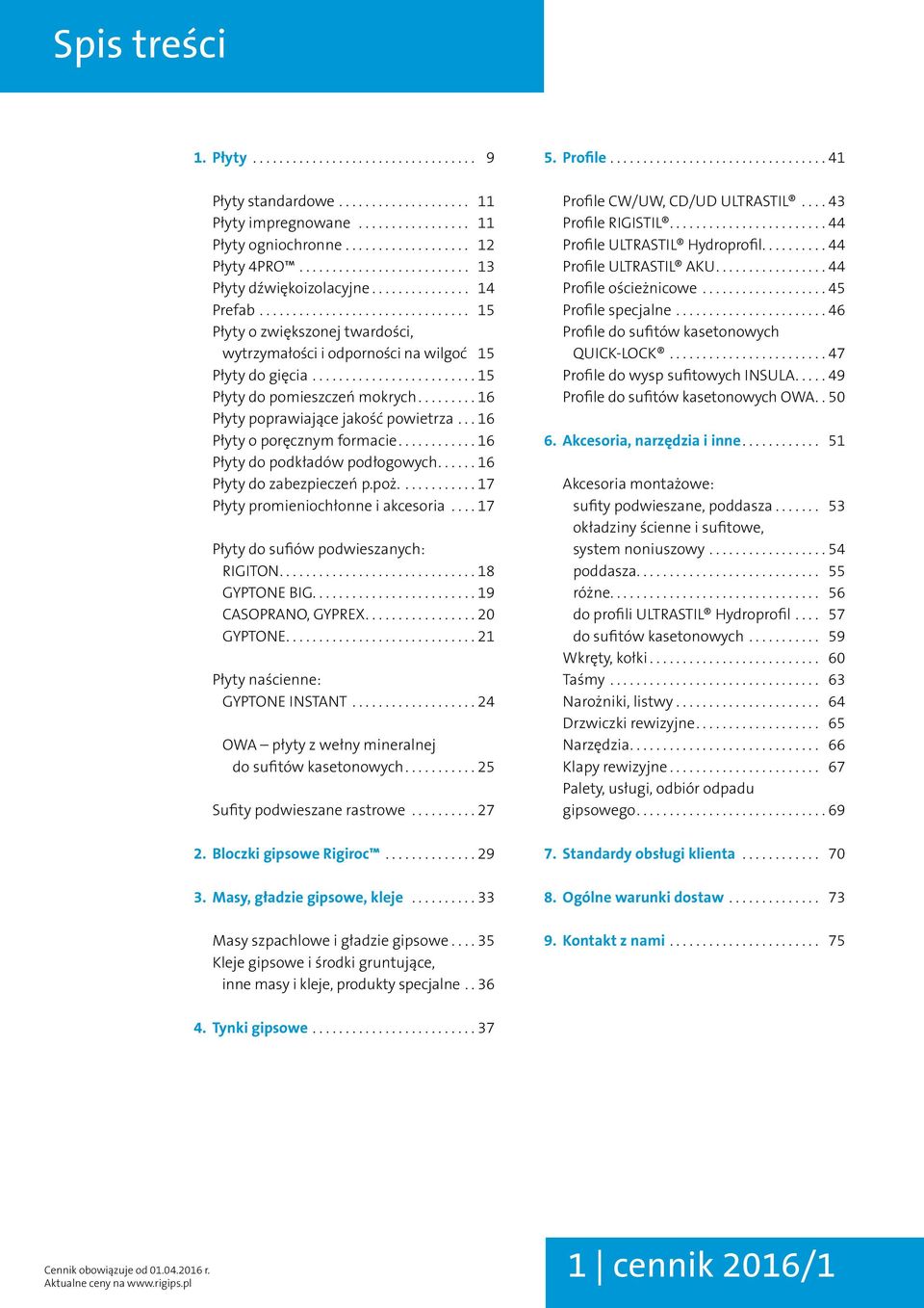 .. 16 Płyty o poręcznym formacie... 16 Płyty do podkładów podłogowych... 16 Płyty do zabezpieczeń p.poż.... 17 Płyty promieniochłonne i akcesoria... 17 Płyty do sufiów podwieszanych: RIGITON.