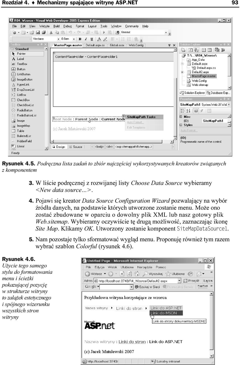 W liście podręcznej z rozwijanej listy Choose Data Source wybieramy <New data source >. 4.