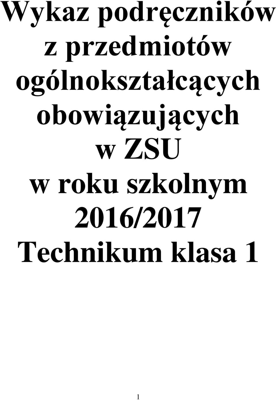 ogólnokształcących