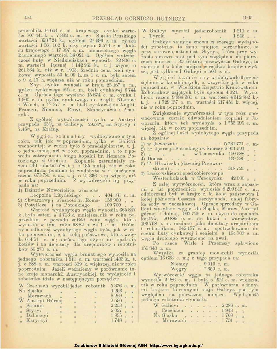 0'' m. k memec O. ~ eo-o ' węo-a t S ' 5 k 38 przy surowcu, na omast tyrya, tora przy wyamiennego war o C ~ o-o em wytwór- b' czość hut w Niedzieiskach. 5 : 9.2 806 ro e st~r?wca.