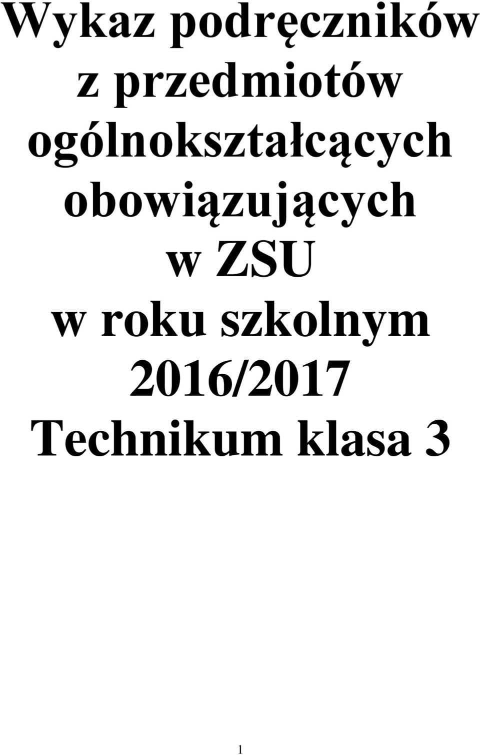 ogólnokształcących