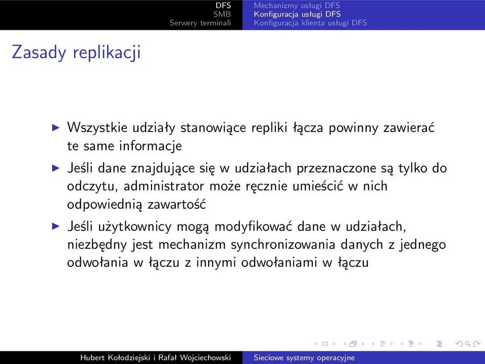 tylko do odczytu, administrator może ręcznie umieścić w nich odpowiednią zawartość Jeśli użytkownicy mogą modyfikować