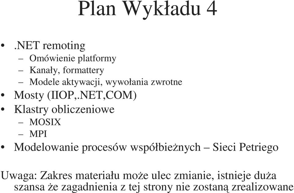 zwrotne Mosty (IIOP,.