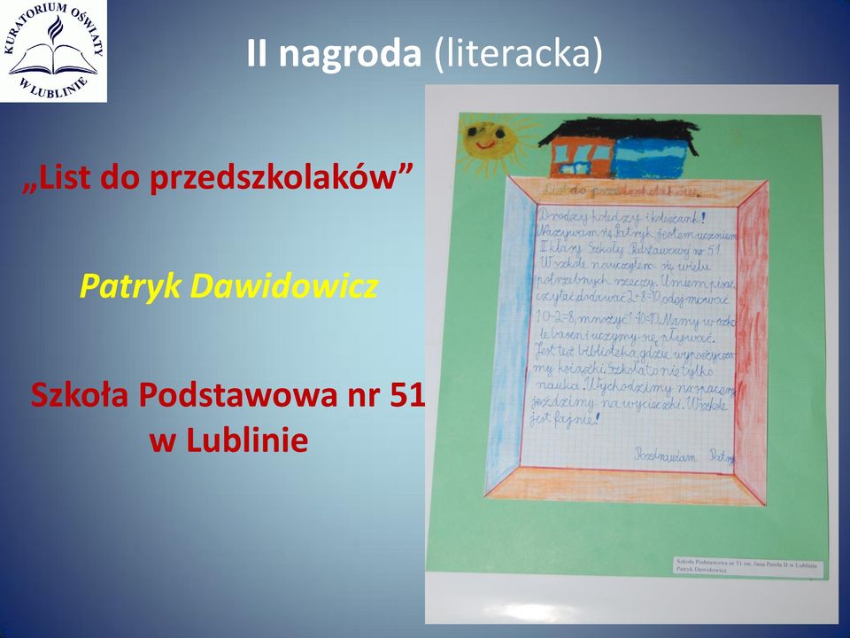 Patryk Dawidowicz Szkoła