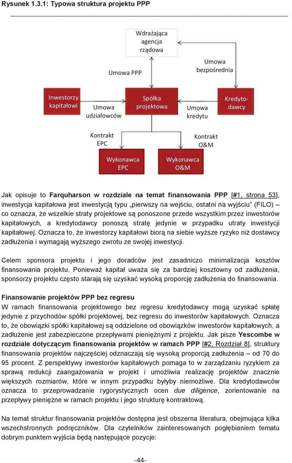 '78 Jak opisuje to Farquharson w rozdziale na temat finansowania PPP [#1, strona 53], inwestycja kapitałowa jest inwestycj typu pierwszy na wejciu, ostatni na wyjciu (FILO) co oznacza, e wszelkie