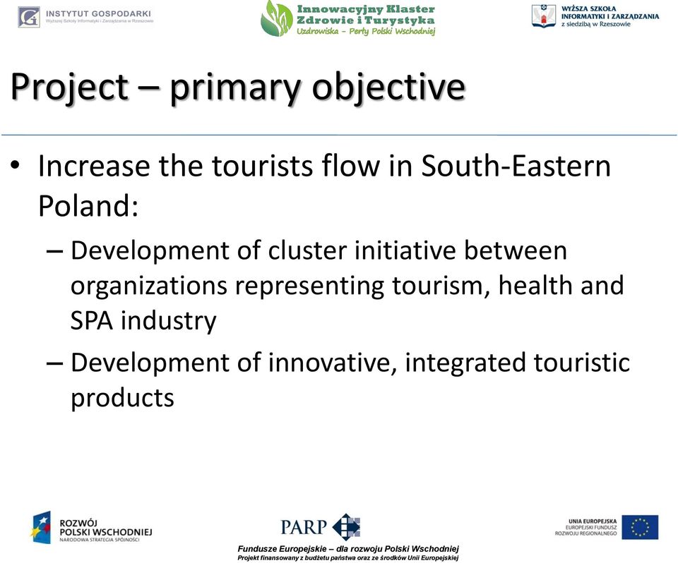 between organizations representing tourism, health and SPA