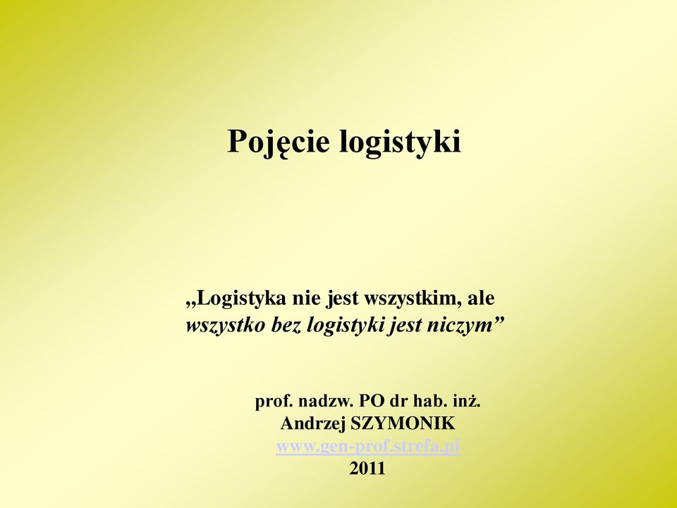 jest niczym prof. nadzw. PO dr hab. inż.