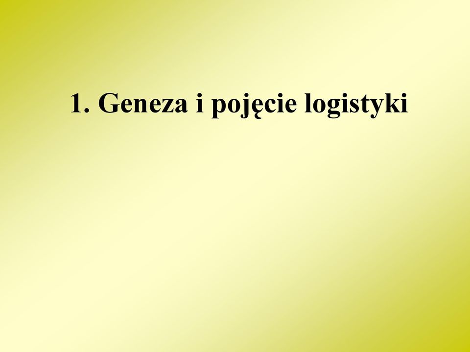 logistyki