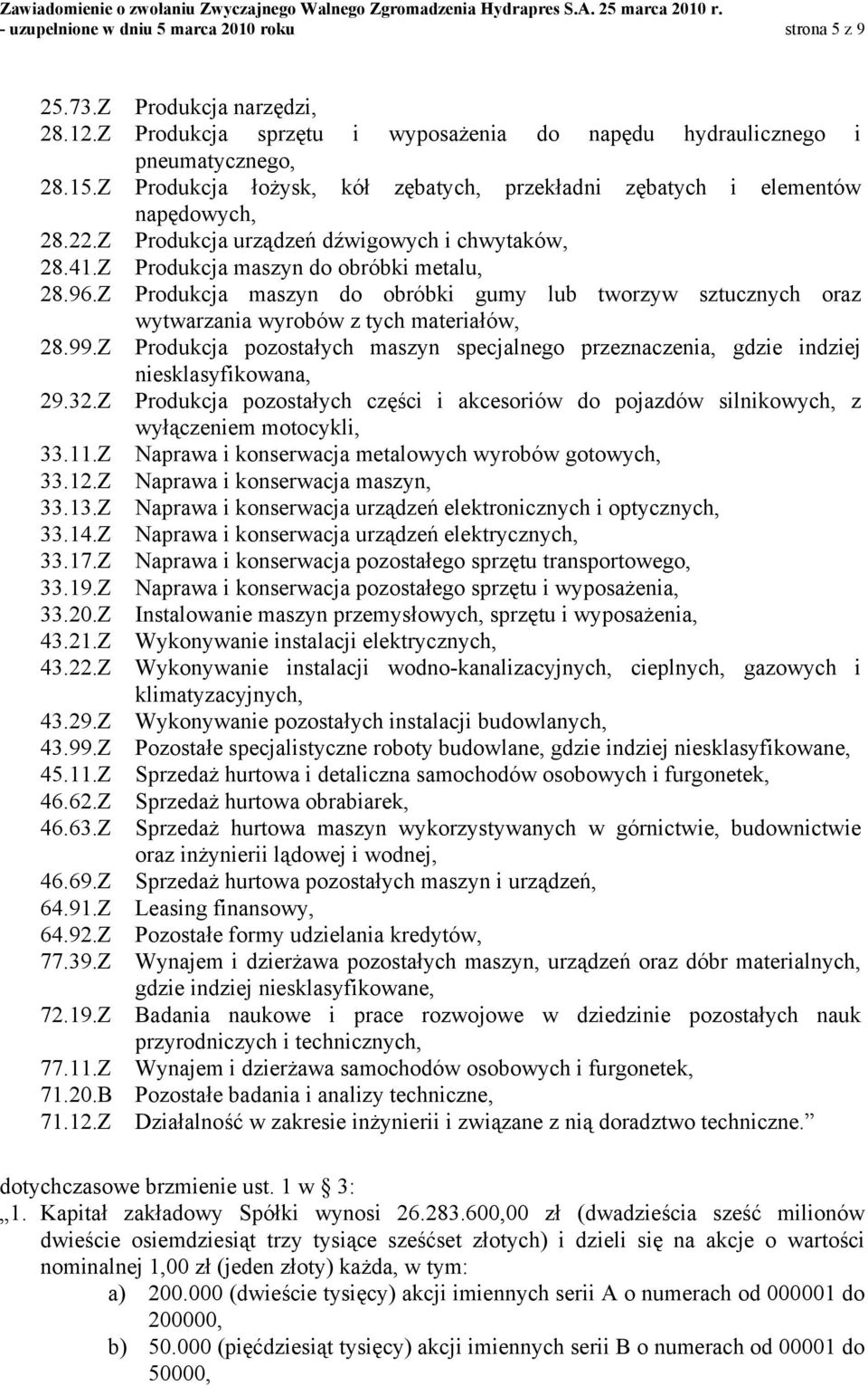 Z Produkcja maszyn do obróbki gumy lub tworzyw sztucznych oraz wytwarzania wyrobów z tych materiałów, 28.99.