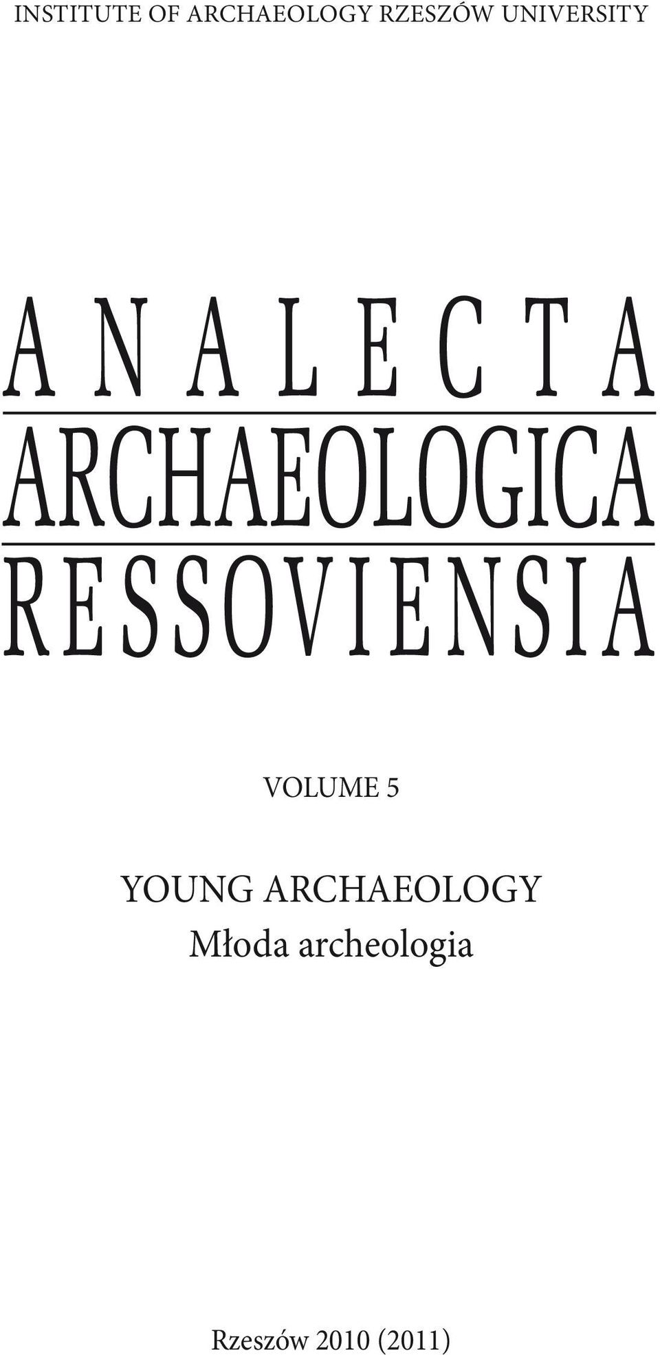 5 YOUNG ARCHAEOLOGY Młoda