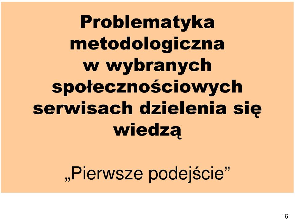 społecznościowych serwisach