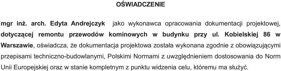 w budynku przy ul.