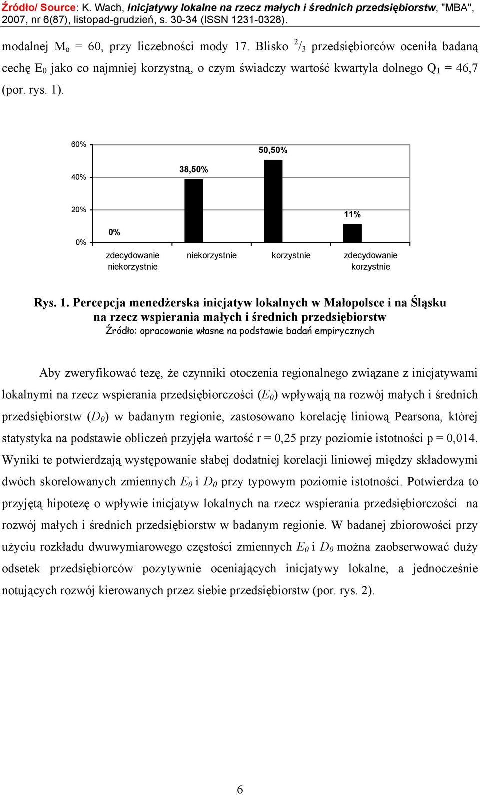 % niekorzystnie korzystnie zdecydowanie korzystnie Rys. 1.